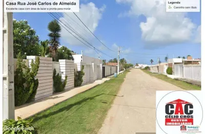 Casa na zona de expansão/ robalo 3 quartos aracaju - se - praia do robalo