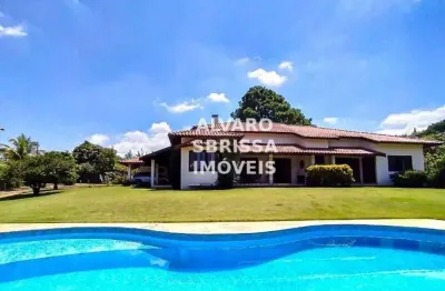 Chácara com piscina e 3 suítes no condomínio chácaras flórida em itu sp. área com 2.173m2 de terreno. 400m2 de área construida.