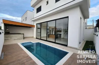 Casa com 3 suítes no residencial central parque em salto sp
