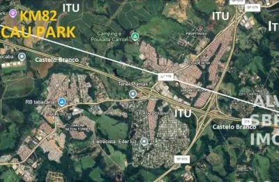 Área industrial e comercial a 10km do cacau park.  com 3.1 milhoes de ms2.  com frente de 1 km linear beirando a rodovia castelo banco (km75)