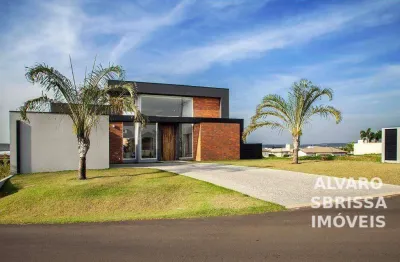 Casa com 4 dormitórios à venda, 370 m² por r$ 3.300.000,00 - condomínio xapada parque ytu - itu/sp