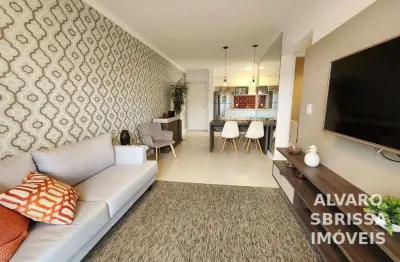 Apartamento decorado com 2 dormitórios à venda, 65 m² - jardim rosinha - itu/sp