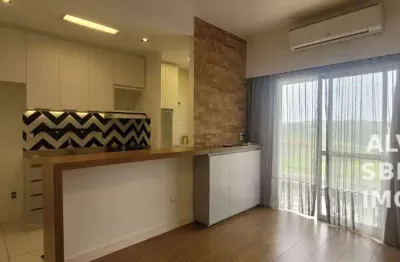 Apartamento com 2 dormitórios 1 suíte repleto de armários planejados nos dormitórios e cozinha ar cond 65 m2 condomínio plaza itu com vista da serra