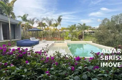 Belíssima casa mobiliada casa com 5 dormitórios à venda, 2160 m² por r$ 9.200.000 - condomínio terras de são jose ii - itu/sp