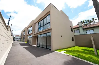 Nao geminados lindos sobrados novos  em condomínio no  bairro santa felicidade