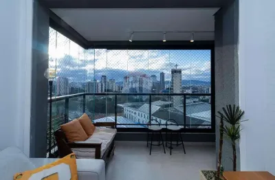 Apartamento decorado com 61 m² na vila osasco, catedral santo antônio,  condomínio blend bela vista, com 61 m², 2 suítes e 2 vagas fixas