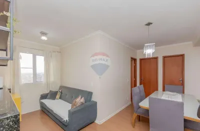 Belo apartamento a venda na estrada das rosas, condomínio de residencial aquática, 46m 2 quartos.