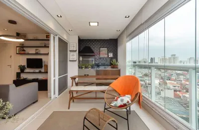 Apartamento reformado com 2 suítes, varanda gourmet e 3 vagas na Vila Romana – Rua Tito, 88m² | Condomínio Vivanti