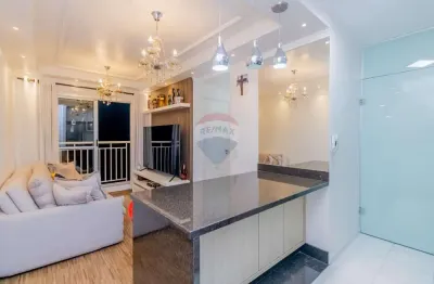 Apartamento a venda com 2 Dormitórios e 1 vaga de garagem coberta.