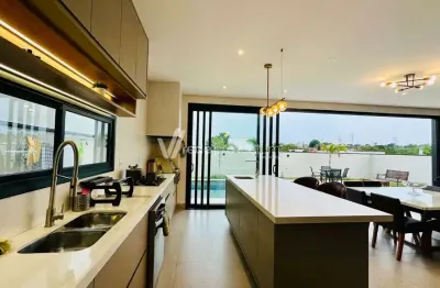 Casa em condomínio fechado com 5 quartos à venda na avenida carlos diaulas serpa, 220, loteamento parque dos alecrins, campinas, 265 m2 por r$ 2.800.000