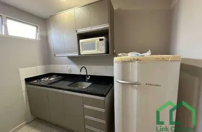 Apartamento com 1 dormitório para alugar, 32 m² por r$ 2.650,00/mês - barão geraldo - campinas/sp