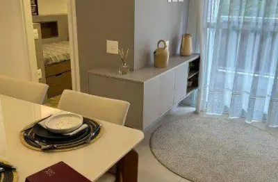 Apartamento mobiliado, novo, a venda no cambui, 2 quartos, 2 vagas - campinas sp