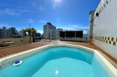 Cobertura à venda com linda vista livre no estreito, florianópolis !!