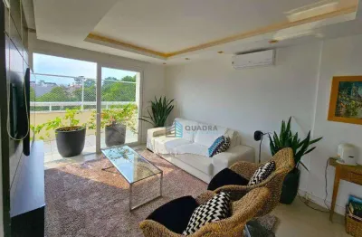 Cobertura plana à venda em clube residence no itacorubi, florianópolis !!