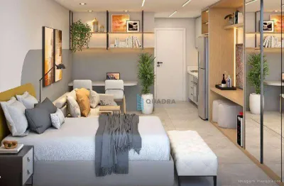 Studio com 1 dormitório à venda, 31 m² por r$ 331.785,76 - santa mônica - florianópolis/sc