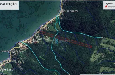 Terreno à venda com frente mar no ribeirão da ilha, florianópolis !!