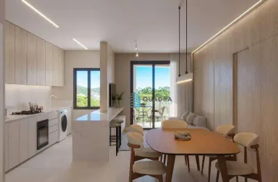 Apartamento com 2 dormitórios à venda, 62 m² por r$ 969.696,00 - cacupé - florianópolis/sc