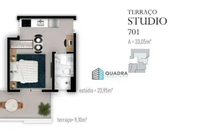 Cobertura com 1 quarto à venda na Travessa Antenor Cardoso da Silva, Trindade, Florianópolis