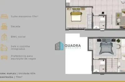 Sta4 - apartamento com 02 dormitórios à venda, 73 m² por r$ 798.040,52 - santa mônica - florianópolis/sc