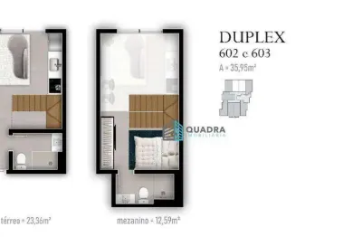 Loft com 1 quarto à venda na Travessa Antenor Cardoso da Silva, Trindade, Florianópolis