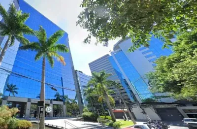 Meia laje em edifício corporativo para locação no cidade monções em são paulo - sp