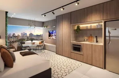 Studio à venda no edifício de alto padrão haus mitre campo belo, campo belo, são paulo - sp