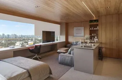 Studios de alto padrão padrão no condomínio 155 jerônimo no itaim em são paulo - sp.