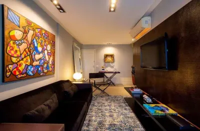 Apartamento mobiliado para venda no condomínio privilége no cambuí em campinas - sp.