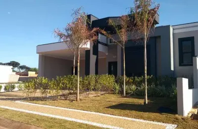 Linda casa térrea à venda no condomínio royal garden, parque brasil - paulínia-sp
