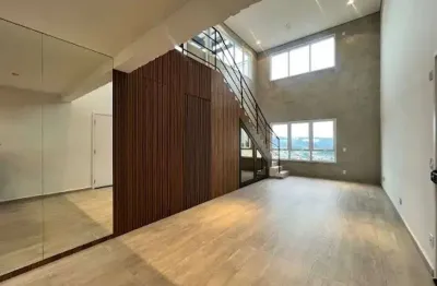 Apartamento duplex para locação no condomínio alpha park em sítio tamboré alphaville - barueri - sp