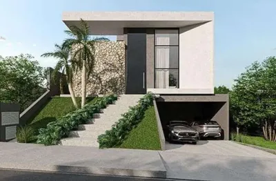 Casa em obra à venda no residencial itahyê, cidade tamboré, santana de parnaíba - sp
