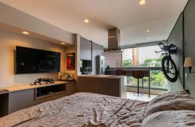 Apartamento tipo studio à venda no condomínio axis vila mariana em mirandópolis em são paulo - sp