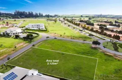 Terreno à venda com 2125 m² no condomínio terras de são josé ii em itu/sp