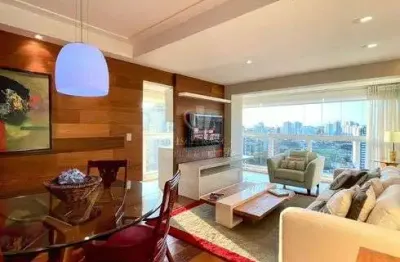 Apartamento mobiiado alto padrão para venda no condomínio cambuí square, campinas - sp