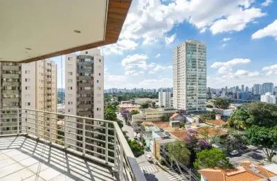Cobertura duplex à venda no condomínio edifício palacete das águias em campo belo, são paulo - sp.