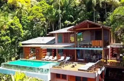 Casa em condomínio fechado com 6 quartos à venda na Estrada Bertioga, 500, Balneario Praia do Perequê, Guarujá