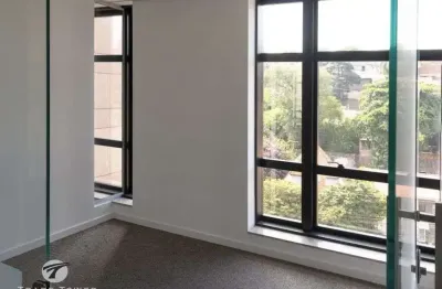 Conjunto de sala para locação no edifício trade tower, cambuí em campinas - sp