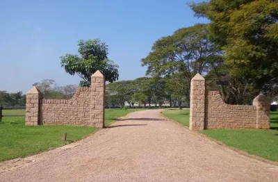 Terreno/ lote à venda no condomínio alto luxo fazenda haras larissa em monte mor - sp.