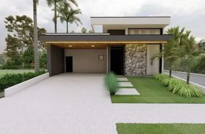 Casa de condomínio térrea à venda no residencial club portinari no parque brasil em paulínia - sp