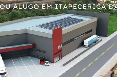 Galpão/depósito/armazém para aluguel ou venda em itapecerica da serra junto a br-116