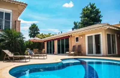Casa térrea alto padrão à venda no condomínio alphaville campinas - sp.