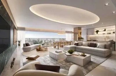 Apartamento alto padrão à venda no condomínio petra no brooklin em são paulo - sp
