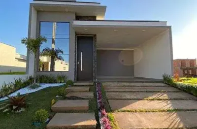 Excelente casa térrea nova no condomínio terras da estância em paulínia - sp.