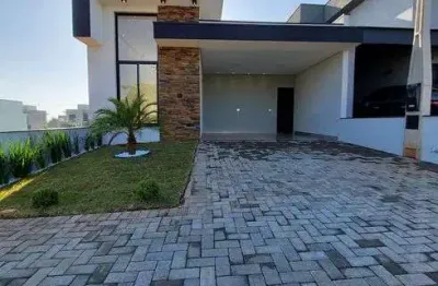 Ótima casa térrea nova à venda no condomínio terras da estância - paulínia - sp.