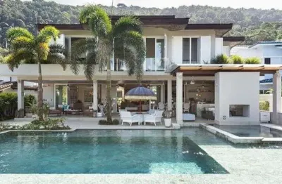 Casa alto padrão de condomínio à venda em tabatinga em caraguatatuba - sp