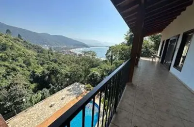 Casa mobiliada alto padrão para aluguel prox. ao mar no condomínio ponta das toninhas - ubatuba - sp