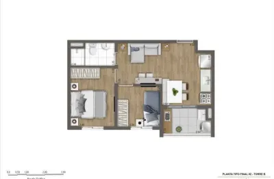 Apartamento à venda no condomínio inter kazzas interlagos em interlagos em são paulo - sp