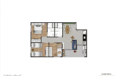 Apartamento à venda no condomínio gran kazzas sacomã club em sacomã em são paulo - sp