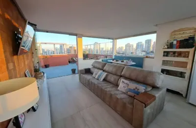 Cobertura duplex á venda no condomínio carballeda na vila dom pedro em são paulo - sp