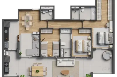 Apartamento alto padrão à venda no condomínio villa pio no alto da lapa em são paulo - sp